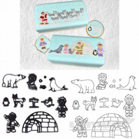 Комплект резачки Iglu, 13 части - Patchwork