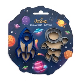 Комплект резци „Space“ – Ракета и астронавт, 2 бр. - Decora