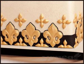 Силиконова дантела с модел Fleur-de-lis - Lumea - Img 3