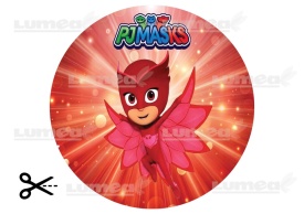 Снимка на ядлива торта от PJ Masks Sugar Cake, Owlette - The World - Img 3
