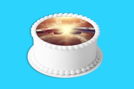 Снимка на ядлива торта от Sugar Duel Cake Box - Светът - Img 4
