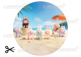 Фигурки за торта Vafa Labubu la Mare - Светът - Img 3