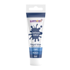 Colorant alimentar gel Albastru Royal, tub, 30g - Lumea