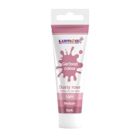 Colorant alimentar gel Dusty Rose, tub, 30g - Lumea