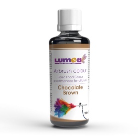 Colorant alimentar lichid pe baza de apa, Maro ciocolatiu, 90ml - recomandat pentru Aerograf - Lumea