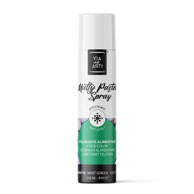 Colorant alimentar spray Verde Menta cu efect Mat, 250ml - Via delle Arti