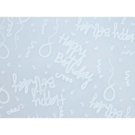 Covoras silicon cu model "Happy Birthday", 51cm - Wilton - Img 1
