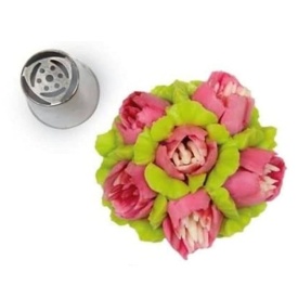 Dui de ornare "Flower tubes 02" - SilikoMart