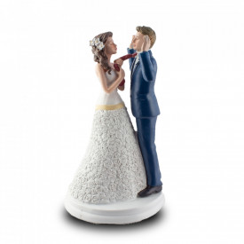 Figurine Mire si Mireasa "Sus cu Mana" - deKora