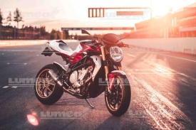 Imagine comestibila tort din Zahar Motocicleta in apus - Lumea