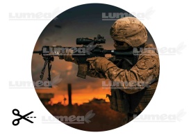Imagine comestibila tort din Zahar Soldat in lupta - Lumea - Img 3