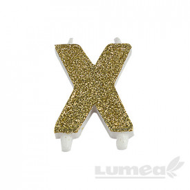 Lumanari X auriu, 10 buc. - Lumea