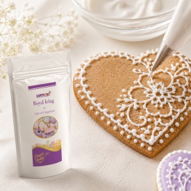 Decorarea turtei dulci cu glazură Royal Icing Lumea și poș de cofetărie
