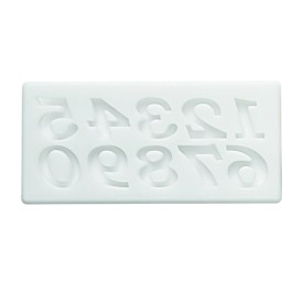 Mulaj silicon cifre micute - SilikoMart