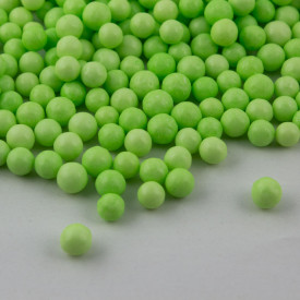 Perle din zahar verde lime 7mm, 1kg - Lumea