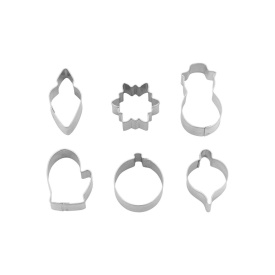 Set decupatoare forme de Craciun, 6 buc. - Wilton - Img 2