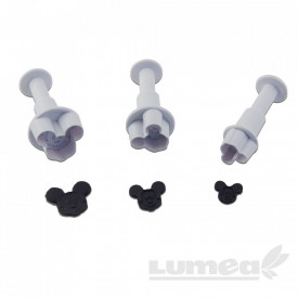 Set decupatoare Mickey, 3 bucati - Lumea