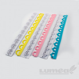 Set decupatoare textura Dantela cu model Flori, Inima, Fluturas, 3 buc. - Lumea