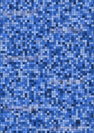 Vafa торта A4 модел Blue Mosaic - Светът