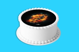 Vafa tort CS:GO model portocaliu - Lumea - Img 4