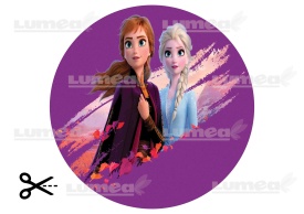 Vafa tort Frozen, Elsa si Anna model mov - Lumea - Img 3