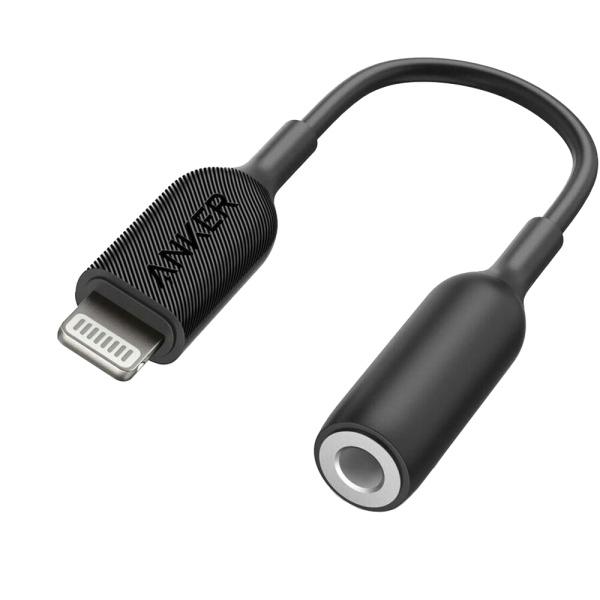 Adaptor audio Jack la Lightning Anker A8193H11 - Negru
