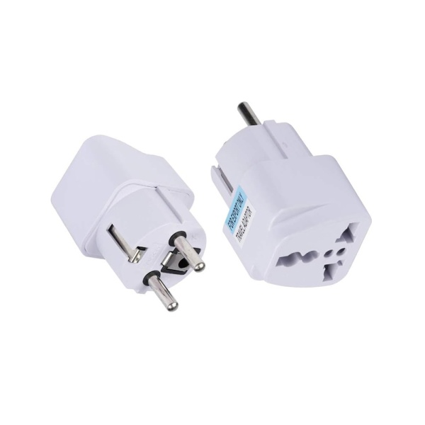 Adaptor priza universal pentru calatorie Techsuit, C524 - Alb