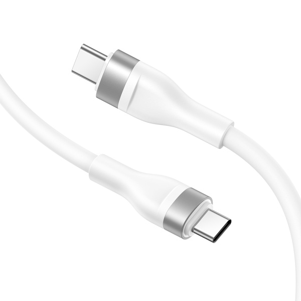 Cablu de date Fast Charging Type-C la USB-C Lito, 1.2m, 60W, LD02 - Alb