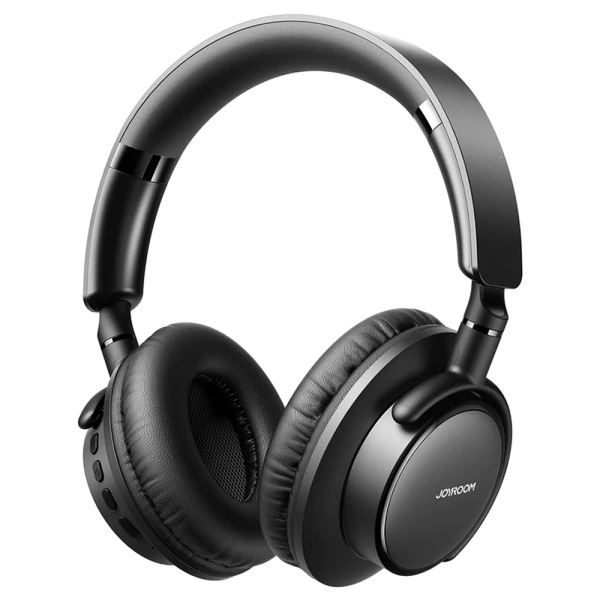 Casti JoyRoom fără fir (JR-OH1) - Bluetooth 5.0, cu microfon, bandă extensibilă, 300 mAh - negru