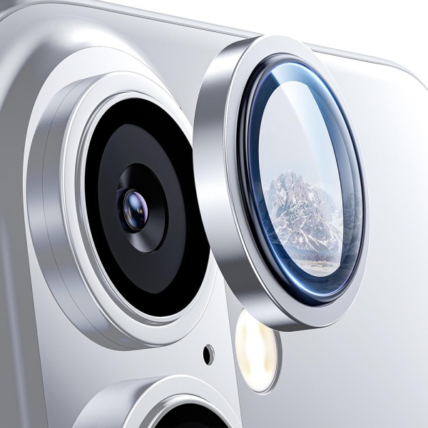 Folie sticla iPhone 16 Plus Lito S+ Camera Protector - Argintiu