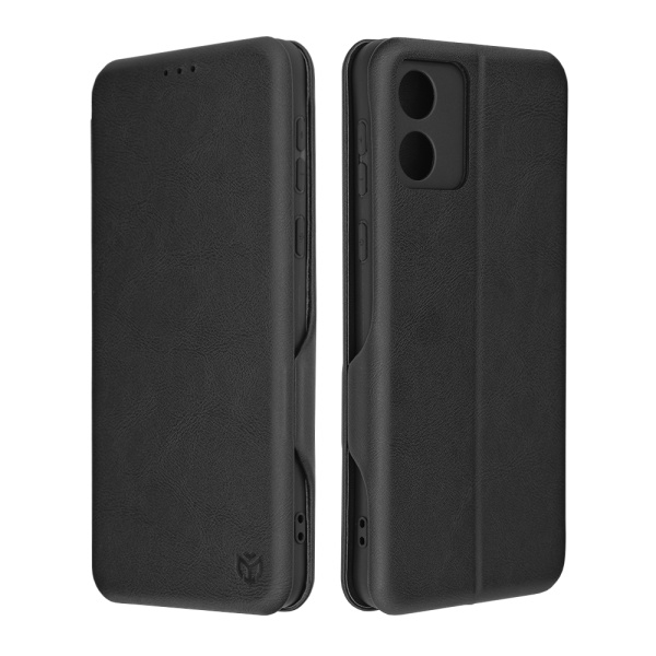 Husa 360° Motorola Moto E13 Techsuit Safe Wallet Plus - Negru