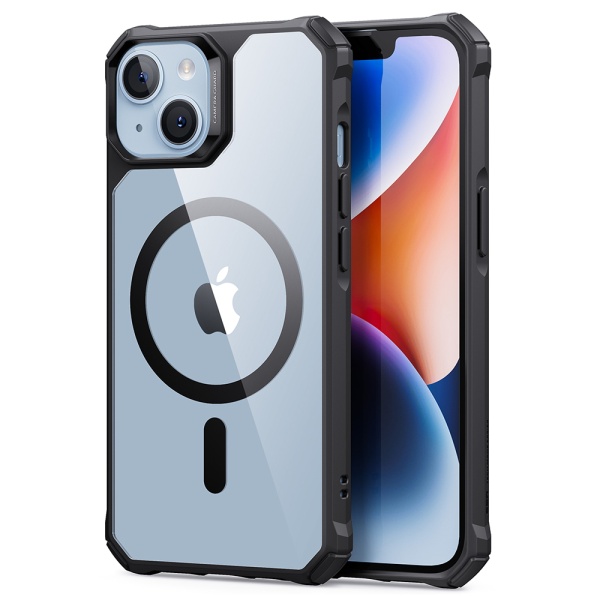 Husa Iphone 14 Plus, ESR - Air Armor HaloLock - Clear Black