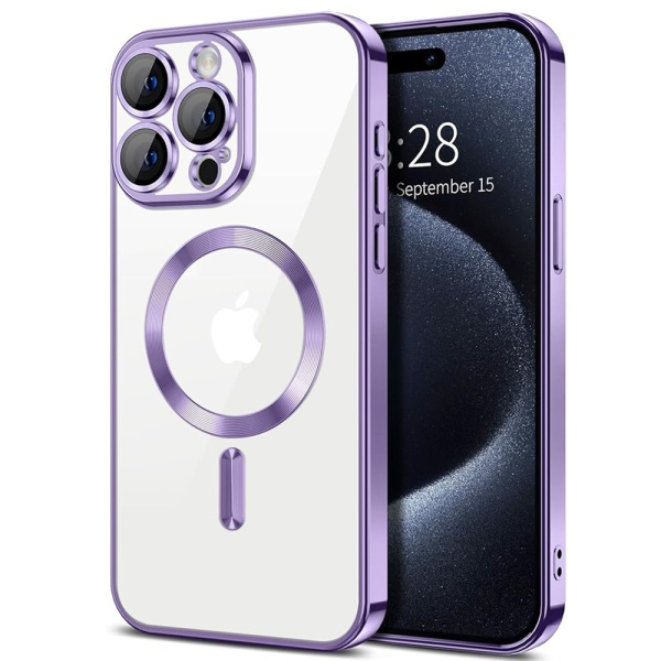 Husa iPhone 15 Pro Max, MagSafe - Violet