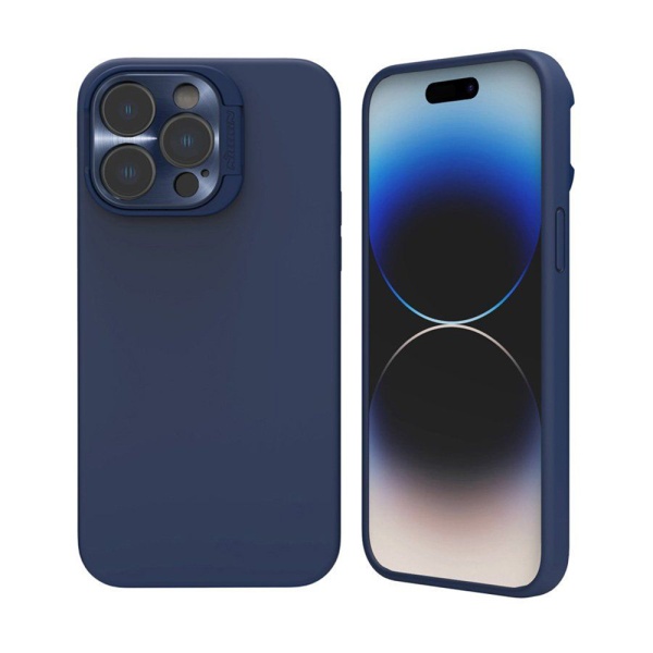Husa iPhone 16 Pro Max Nillkin Lens Wing Magnetic - Albastru