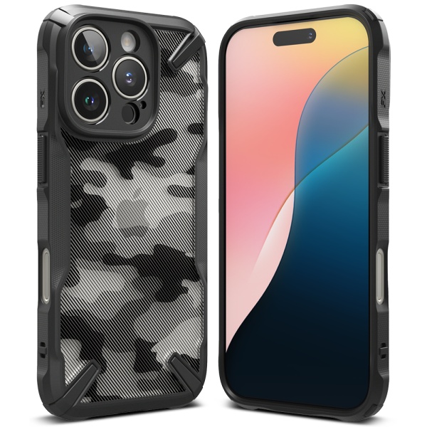 Husa iPhone 16 Pro Max Ringke Fusion X Design - Negru
