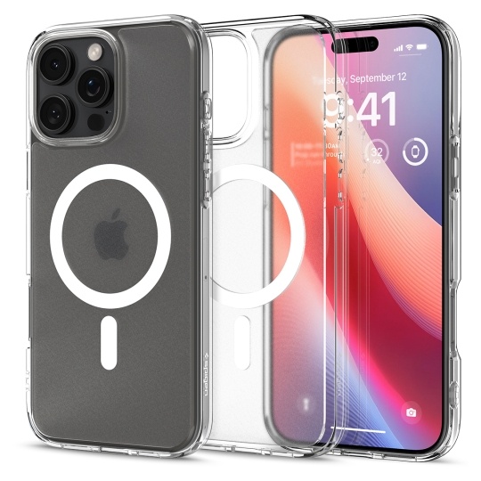 Husa iPhone 16 Pro Max Spigen Ultra Hybrid MagSafe - Transparent Frost