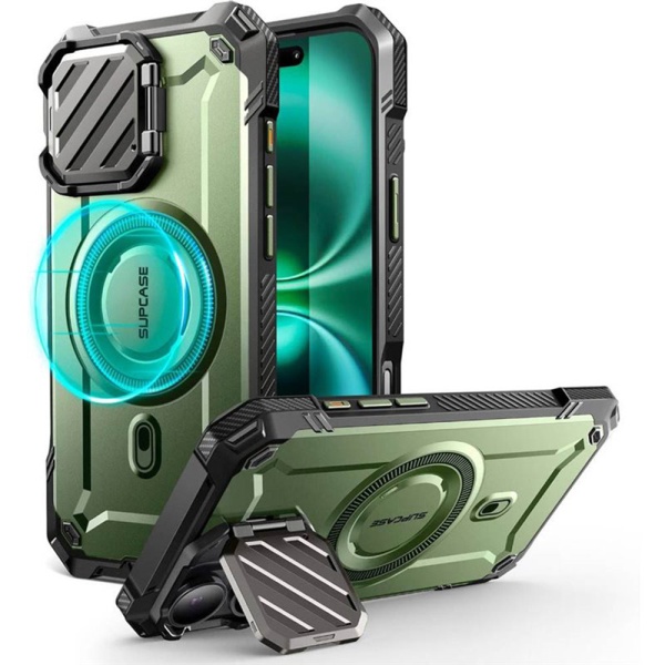 Husa iPhone 16 Supcase Unicorn Beetle XT MagSafe - Verde