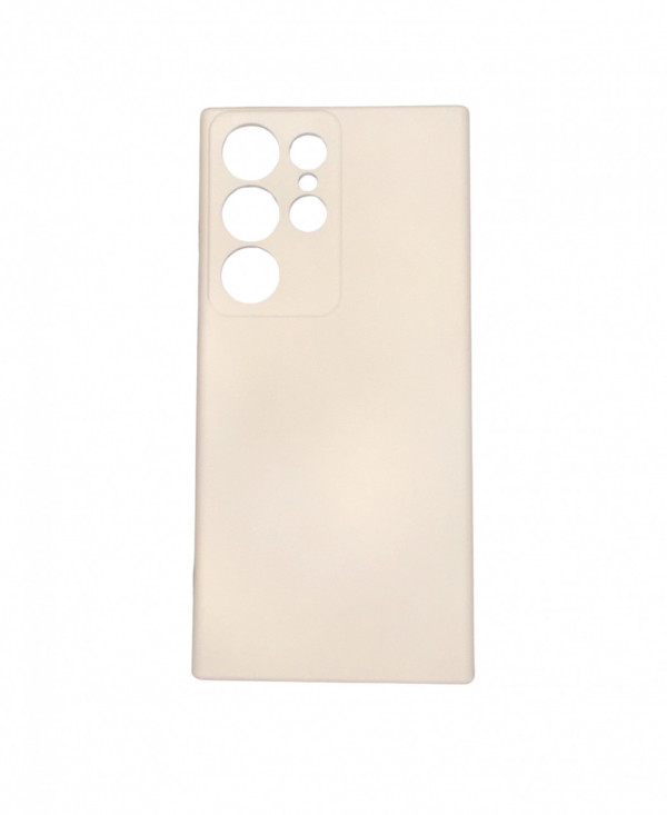 Husa silicon Samsung Galaxy S23 Ultra - Bej