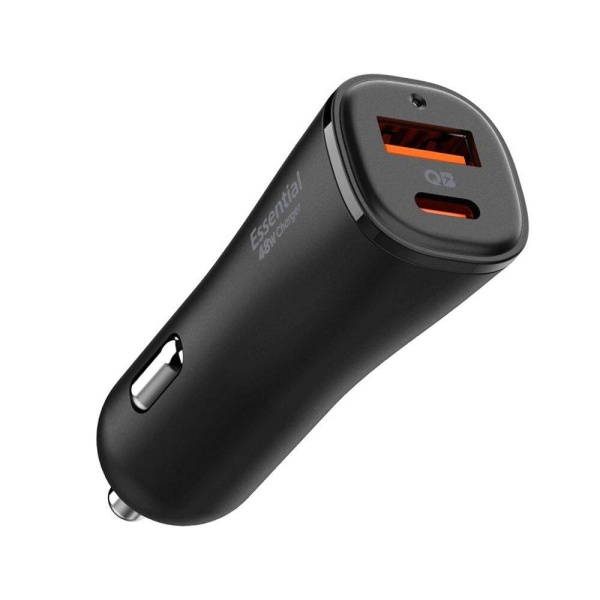 Incarcator Auto Dual Type-C, incarcare rapida PD30W, USB 18W- Negru