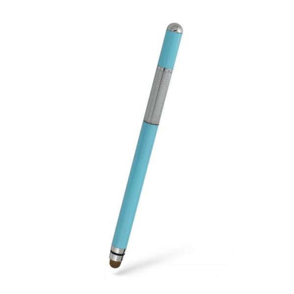 Stylus Pen Techsuit, Universal, Android, iOS, Aluminiu, JC03 - Turcoaz