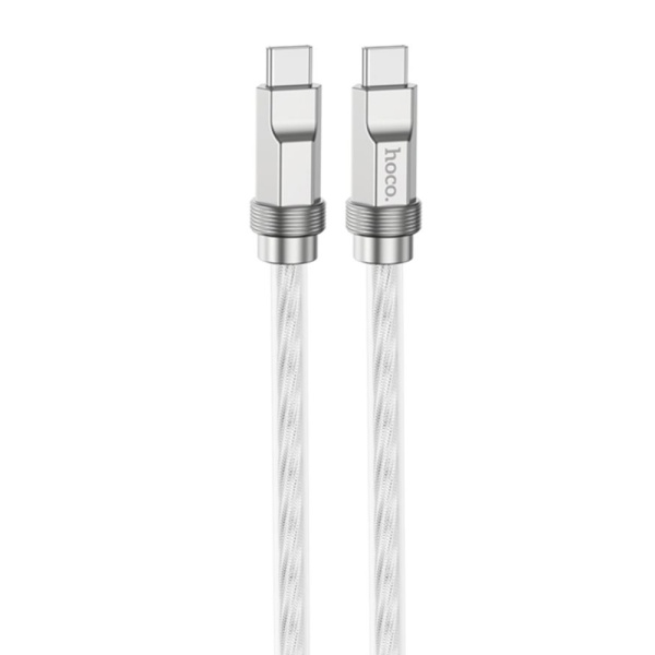 Cablu Super Fast Charging Type-C PD100W Hoco U113, 1m - Argintiu