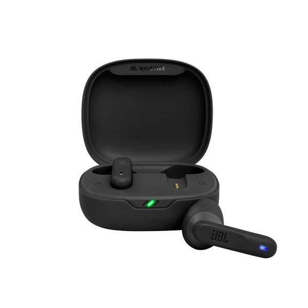 Casti JBL wireless (Wave Flex) - Bluetooth 5.2, TWS, IPX2 - Negru