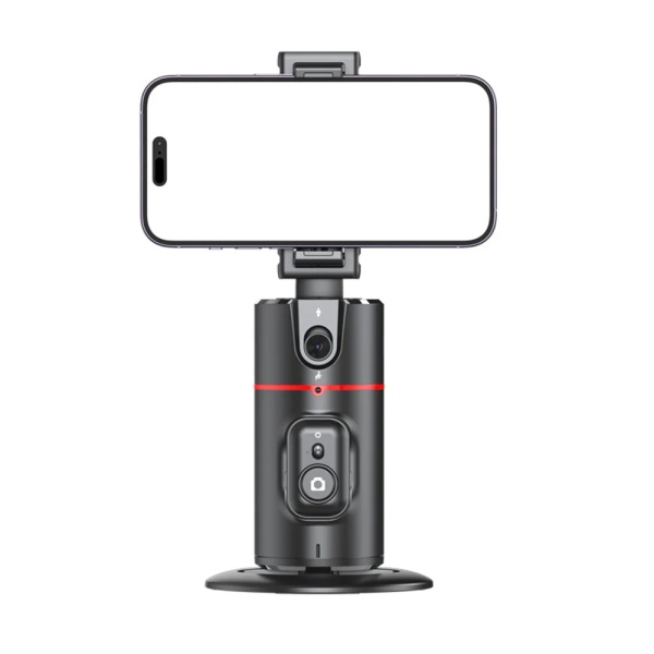 Gimbal telefon cu AI face tracking 360 Techsuit P02 - Negru
