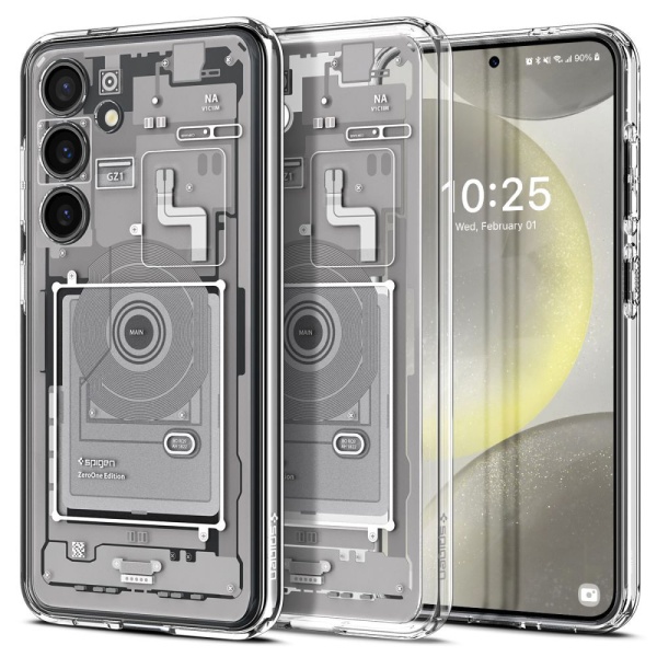 Husa Husa Samsung Galaxy S24 Spigen Ultra Hybrid Zero One - Alb