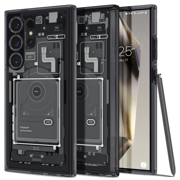 Husa Husa Samsung Galaxy S24 Ultra Spigen Ultra Hybrid Zero One - Negru