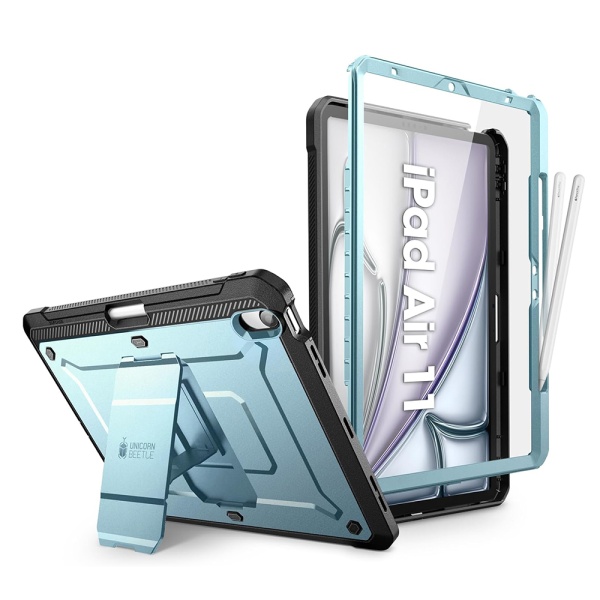 Husa iPad Air 11 (2024) Supcase Unicorn Beetle Pro, Albastru