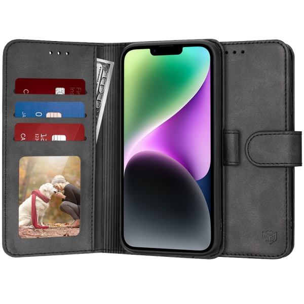 Husa Iphone 14 Techsuit - Diary Book, Negru