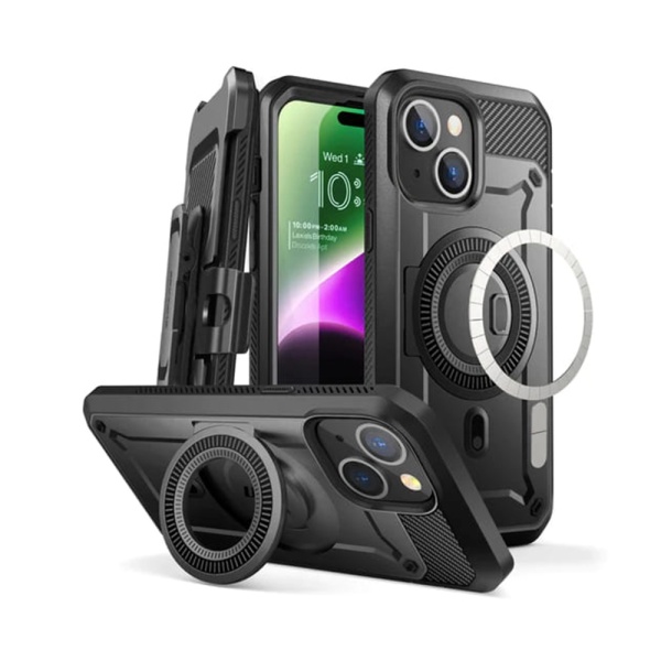 Husa iPhone 16 Pro Supcase Unicorn Beetle Pro MagSafe - Negru