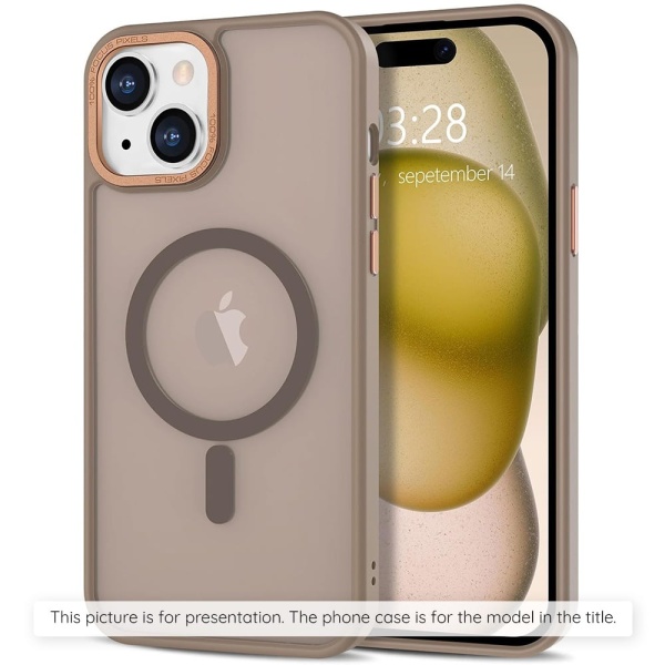 Husa pentru iPhone 13 Pro Max - Techsuit HaloFrost MagSafe Series - Sandstone Brown