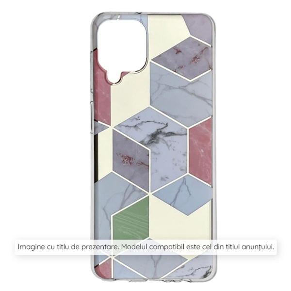 Husa pentru Samsung Galaxy A16 5G - Techsuit Marble Series - Purple Hex